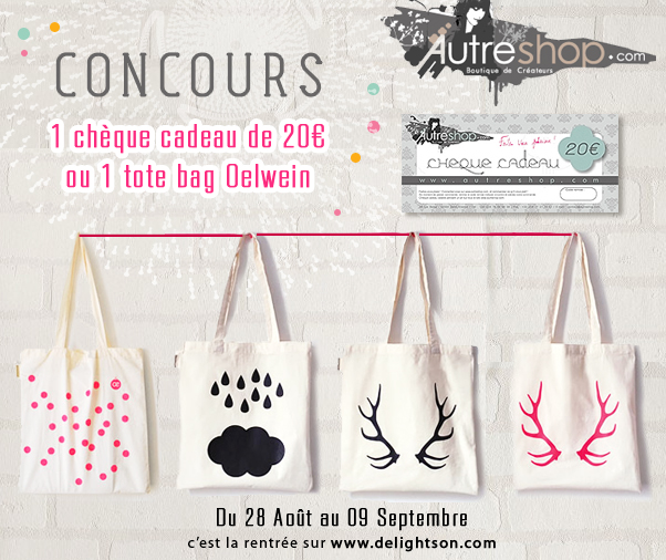 Concours tote bag autreshop oelwein