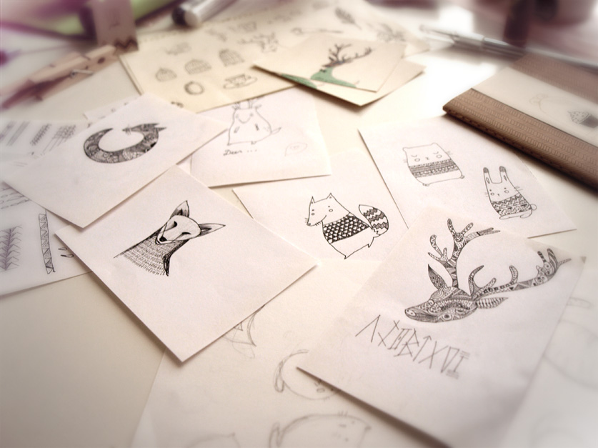 Illustrations disponibles sur Etsy