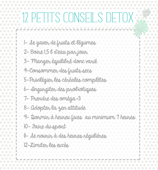 Conseils détox