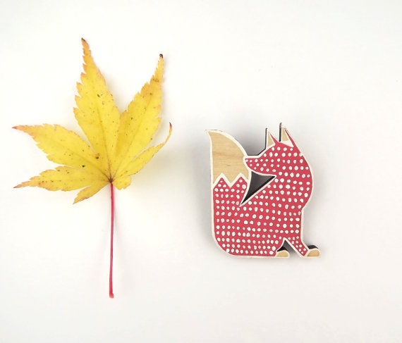 broche fox