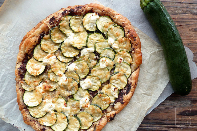 tarte courgettes