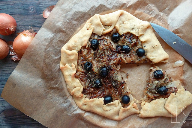 tarte aux oignons