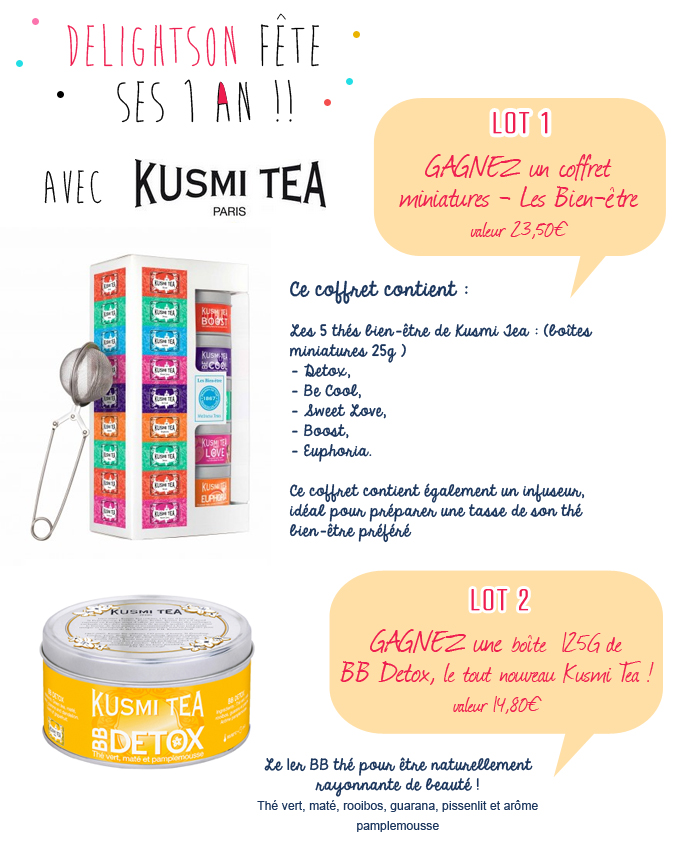 Les coffrets Kusmi Tea (concours inside)