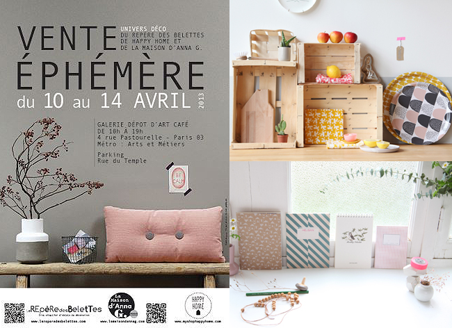 vente ephemere deco paris