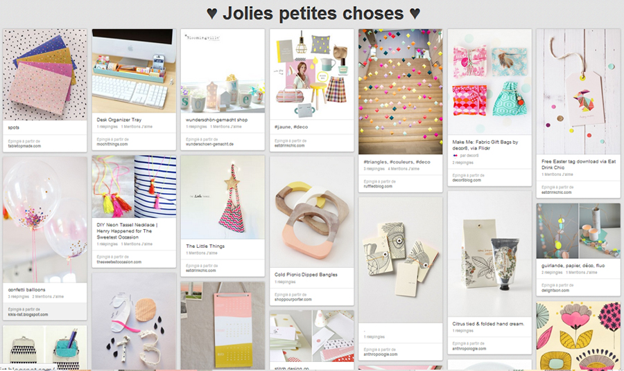 pinterest board