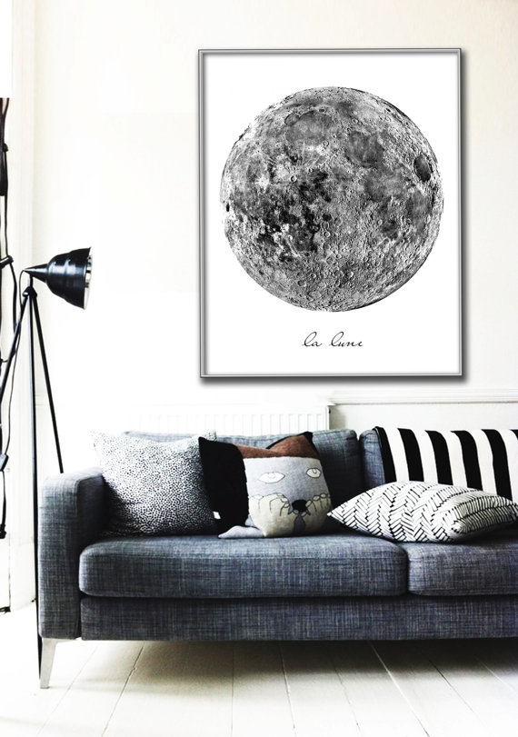 affiche lune