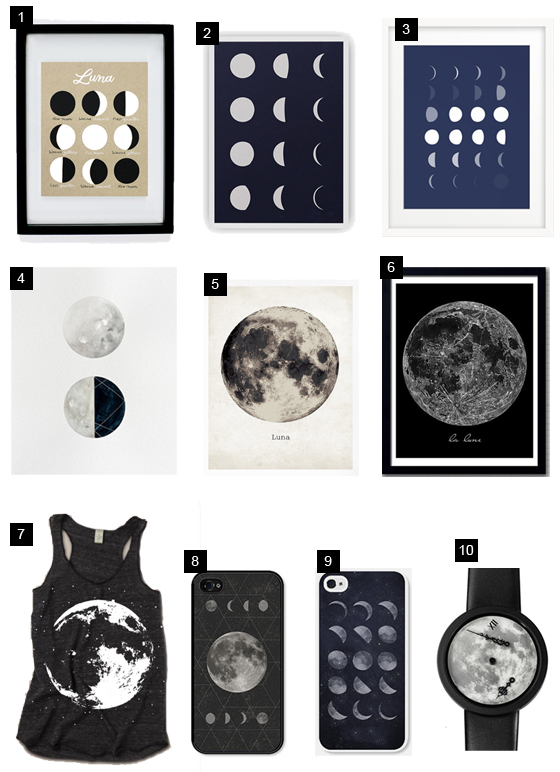 affiches lune