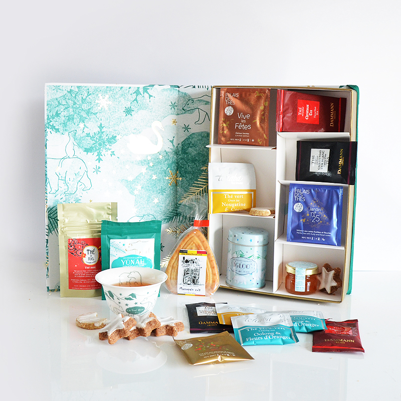 coffret thé noel