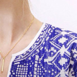 collier barre horizontale